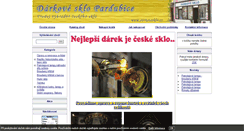 Desktop Screenshot of darkovesklo.cz