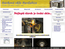 Tablet Screenshot of darkovesklo.cz